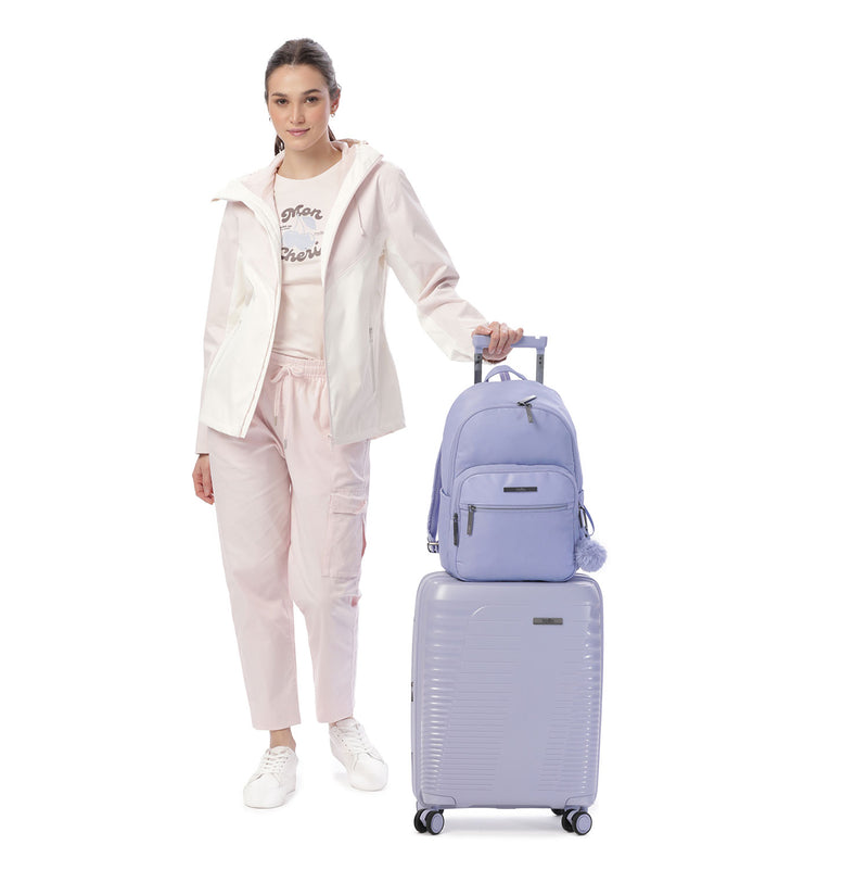 Mochila Ejecutiva Porta PC 14" Adelaide 3 2.0 Morado Mujer