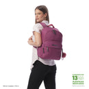Mochila Ejecutiva Porta PC 14" Adelaide 3 2.0 Rosado Mujer