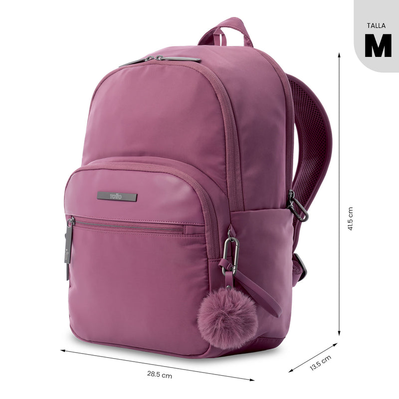 Mochila Ejecutiva Porta PC 14" Adelaide 3 2.0 Rosado Mujer