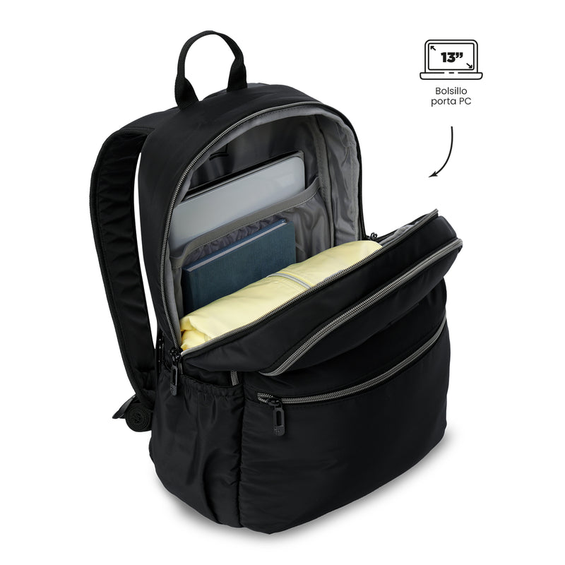 Mochila Ejecutiva Porta PC 13" Aynatto 2.0 Negro Mujer
