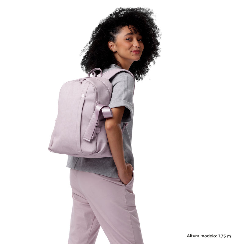 Mochila Porta Laptop 14" Bow Mediano Rosado Mujer