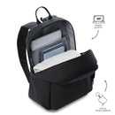 Mochila Ejecutiva Porta PC 14" Bow Negro Mujer