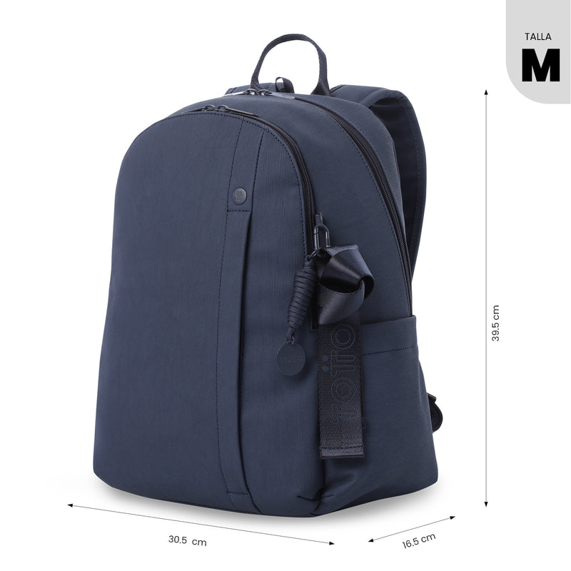 Mochila Ejecutiva Porta PC 14" Bow Azul Mujer