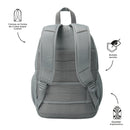 Mochila Universitaria Plaine Gris