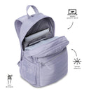Mochila Universitaria Porta PC 14" Plaine 2.0 Morado Mujer