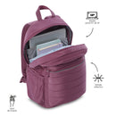 Mochila Universitaria Porta PC 14" Plaine 2.0 Rosado Mujer