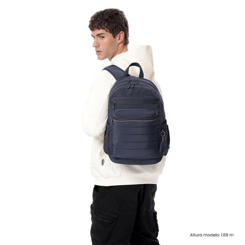 Mochila Universitaria Porta PC 14" Plaine 2.0 Azul Unisex