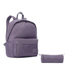 Mochila Para Colegio Pack X 2 + Multiuso Kalex Morado