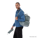 Mochila Escolar Pack X 2 + Cartuchera Kalex Gris