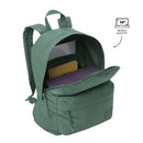 Mochila Escolar Pack X 2 + Cartuchera Kalex Verde