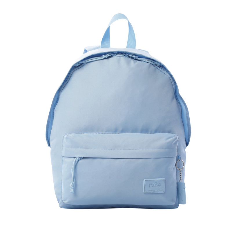 Mochila Escolar Pack X 2 + Cartuchera Kalex Azul