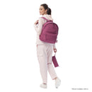 Combo Kalex X 2 Mochilas Porta PC 14 " + Cartuchera Rosado Mujer