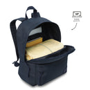 Combo Kalex X 2 Mochilas Porta PC 14 " + Cartuchera Azul Unisex