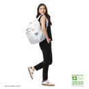 Mochila Juvenil Acuarela Neo Grande Blanco