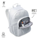 Mochila Juvenil Acuarela Neo Grande Blanco