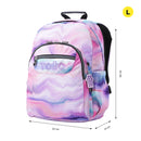 Mochila  Escolar Acuarela Glitter  Rosado