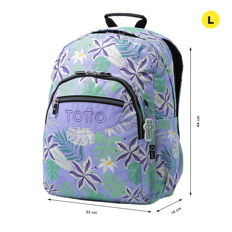 Mochila Escolar Acuarela  Morado