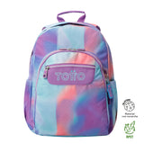 Mochila Juvenil Acuarela Glitter