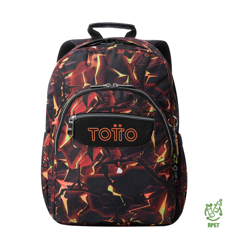 Mochila para colegio acuarela Rojo