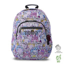 Mochila Juvenil Acuarela Glitter Grande Rosado