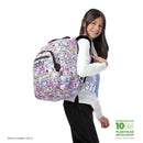 Mochila Juvenil Acuarela Glitter Grande Rosado