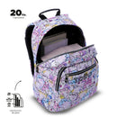 Mochila Juvenil Acuarela Glitter Grande Rosado