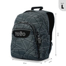 Morral Juvenil Acuarela Grande Gris