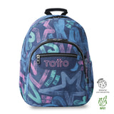 Mochila Juvenil Acuarela Glitter