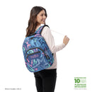 Mochila Juvenil Acuarela Grande Azul