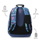 Mochila Juvenil Acuarela Grande Azul