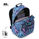 Mochila Juvenil Acuarela Grande Azul