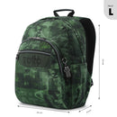 Mochila Juvenil Acuarela Grande Verde