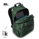 Mochila Juvenil Acuarela Grande Verde