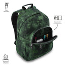 Mochila Juvenil Acuarela Grande Verde