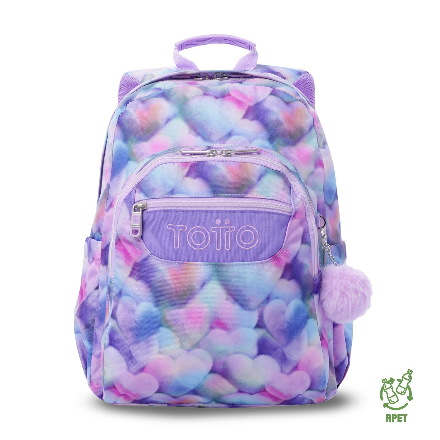 Mochila Juvenil Acuarela Grande Morado