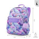 Mochila Juvenil Acuarela Grande Morado
