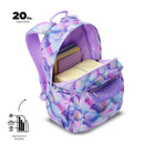 Mochila Juvenil Acuarela Grande Morado