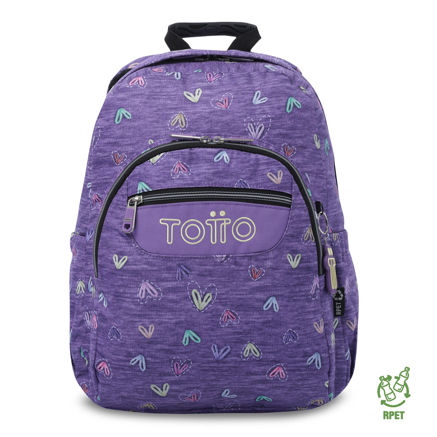 Mochila Juvenil Acuarela Grande Morado