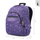 Mochila Juvenil Acuarela Grande Morado