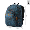 Morral Juvenil Acuarela Grande Azul