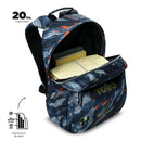 Mochila Juvenil Acuarela Grande Azul