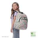 Mochila Juvenil Acuarela Grande Blanco