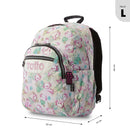 Mochila Juvenil Acuarela Grande Blanco