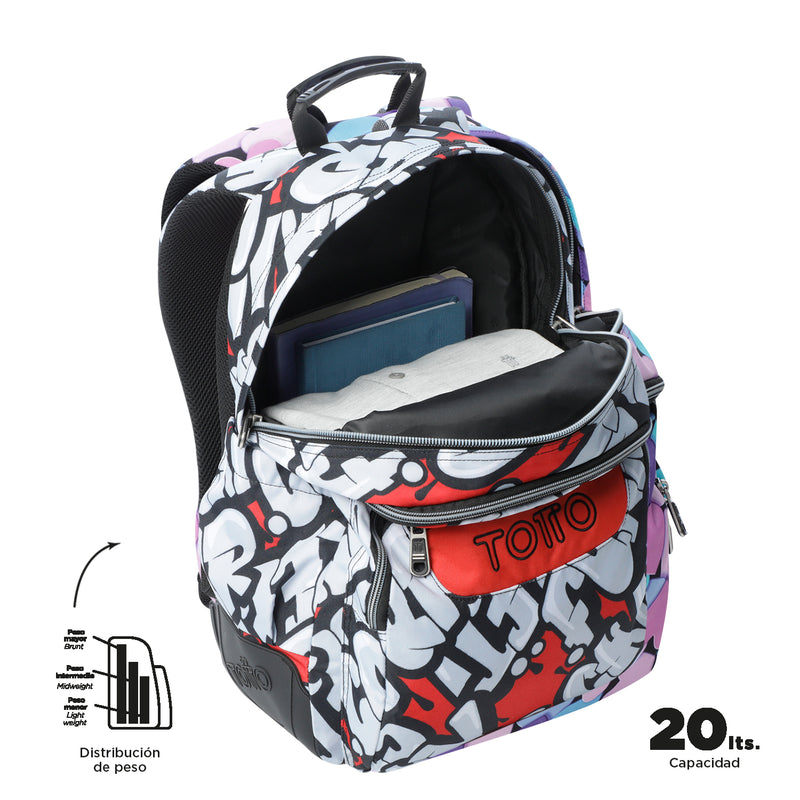 Mochila para colegio Rayol Roja