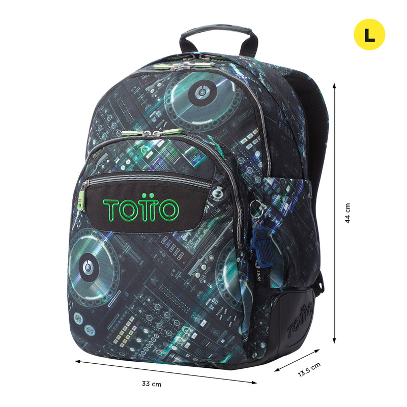 Mochila para colegio Rayol Negra