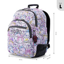 Mochila Juvenil Rayol Grande Rosado