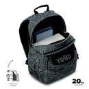 Mochila Juvenil Rayol Grande Gris