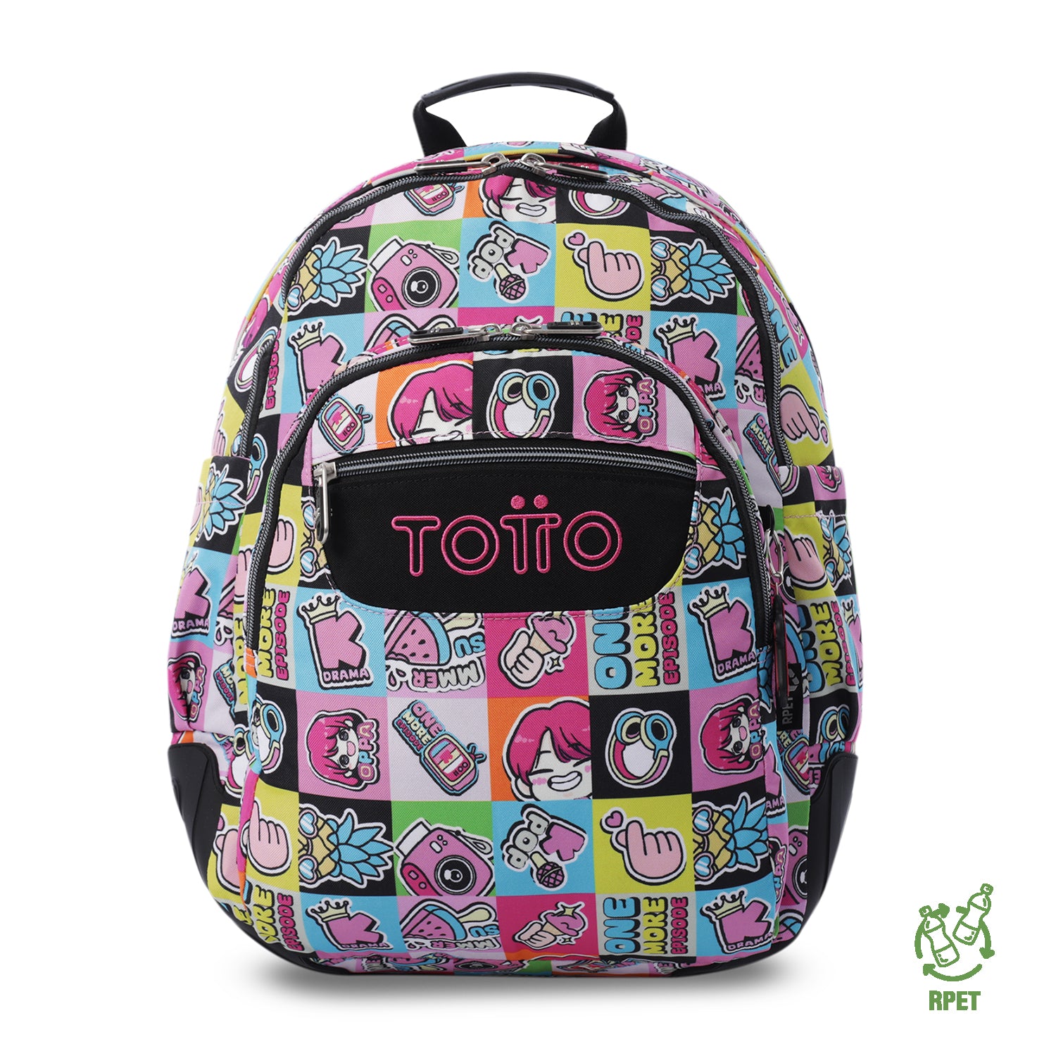 Mochila Juvenil Rayol Grande Rosado
