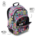 Mochila Juvenil Rayol Grande Rosado