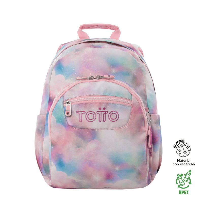 Mochila para Colegio Gommas Glitter  Rosado